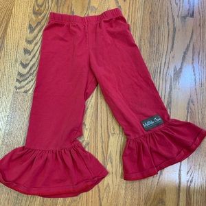 Matilda Jane Red Big Ruffles size 4
